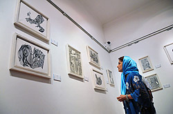 افتتاح نمایشگاه نقاشی سید علی صالحی