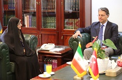 دیدار سفیر ترکیه با رئیس سازمان اسناد و کتابخانه ملی ایران