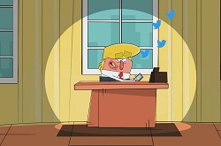 سوتی‌های «ترامپ» در قاب انیمیشن