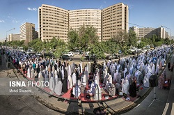 پوشش تصویری نماز عید فطر با ۱۱ دوربین