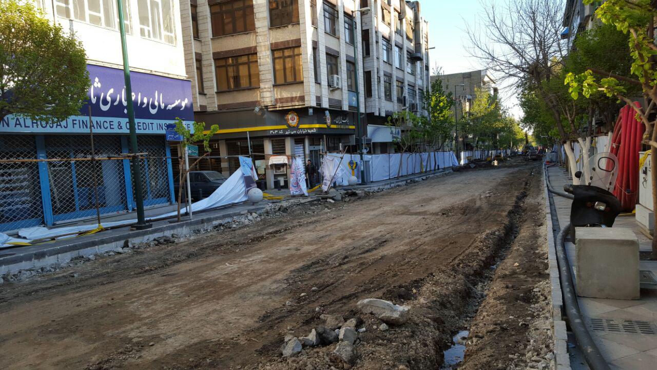 ایام نوروز مناسب‌ترین زمان برای مرمت خیابان سی‌تیر! + تصاویر